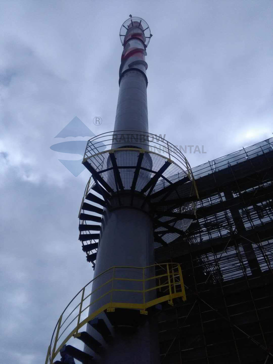 45M FRP Self-Standing Steel Stack