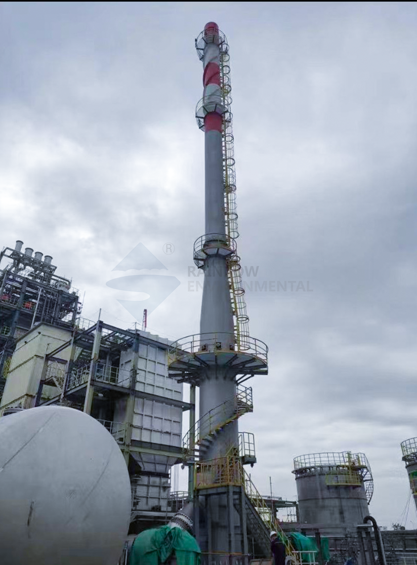 50m*1800mm Self Supporting Steel Chimney