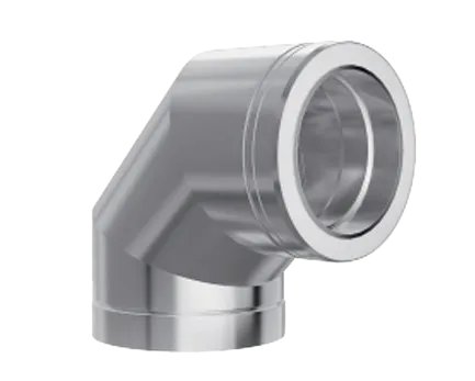 twin wall flue system bend