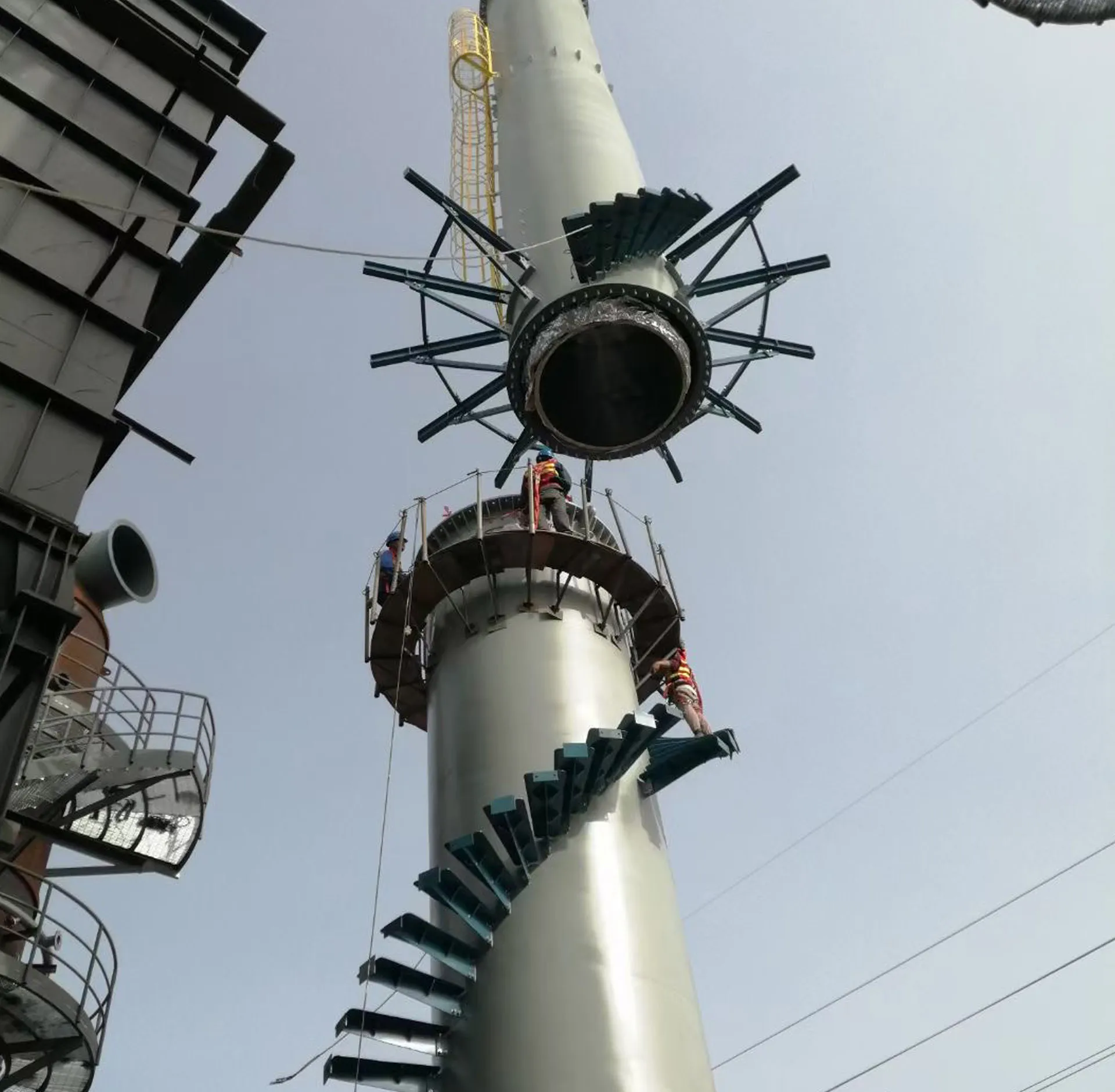 148m Ultra-High Chimney for Gas-Fired Power Plant