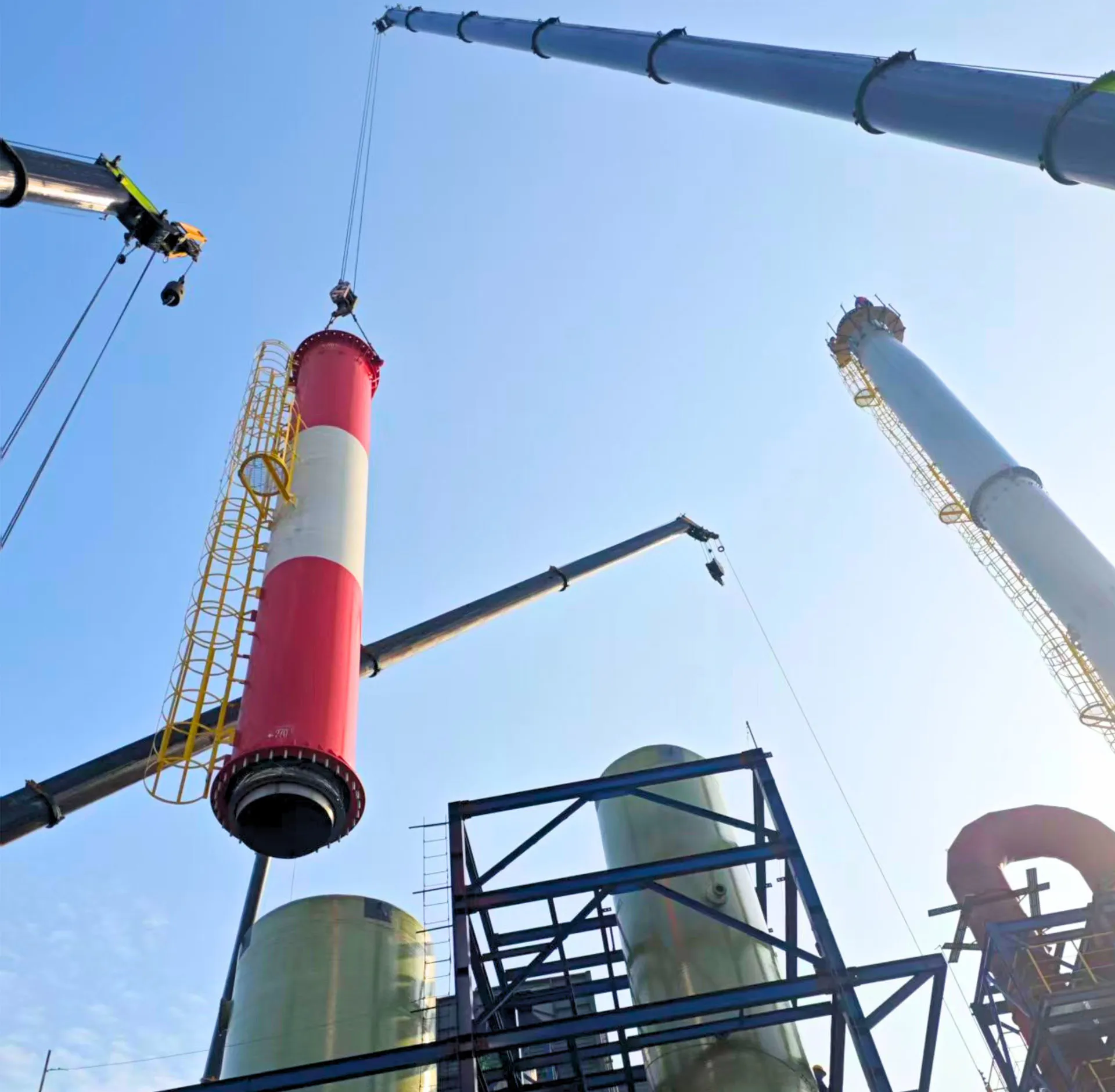 120m Waste Incineration Plant Chimney System