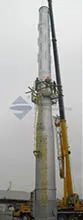 30m Single-Barrel Self-Supporting Steel Chimney
