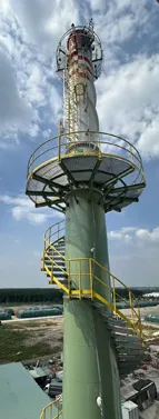 45m Industrial Steel Chimney Project for a Paper Mill in Vietnam