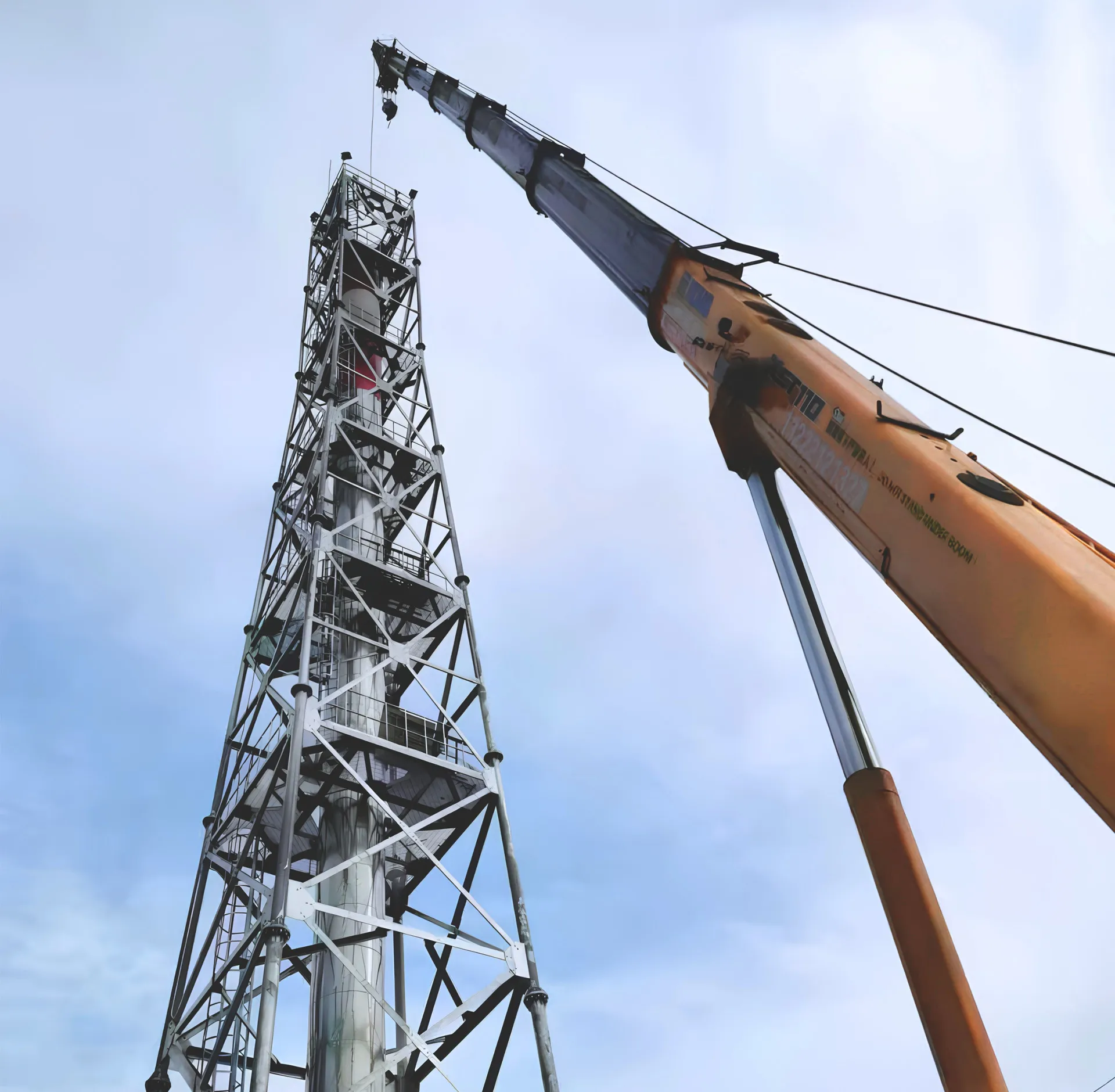 Vietnam 80m Tower Fiberglass Chimney